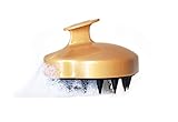 WOW Scalp Massager Shampoo Brush for Natural Hair Care & Growth - Soft Silicone Bristles Scrubber For Men, Women - Massage Head In Shower For Stress To Relax - All Hair Types, Straight, Wavy, Curly