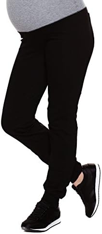 My Tummy Maternity Pants Trousers Sports Fitness Relaxed Jogging Joga Grey Panel