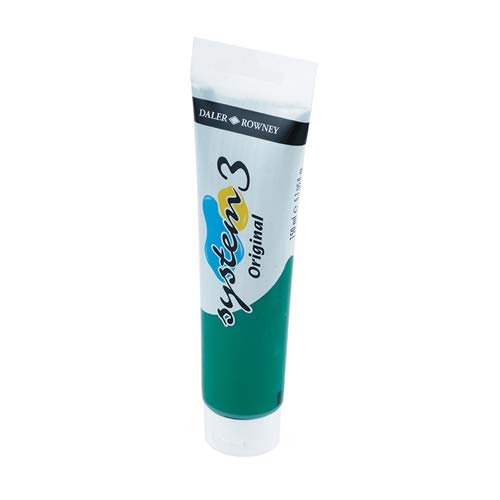 Daler-Rowney System3 Acrylic Paint, Plastic Tube, 5.07oz - 150 ml, Raw Sienna, 150 ml (Pack of 1)