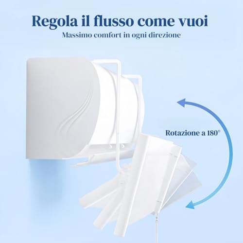 BANJEKT Air Conditioner Deflector, Metal Air Conditioning Deflector, Adjustable Wind Deflector Universal Anti Direct Blowing, Air Conditioner Diverter for Home/Office