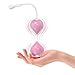 Kegel Ben Wa Ball Weighted Bladder Control and Pelvic Floor Exercises Training Kit, Pink