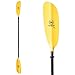 Werner Skagit FG IM Fiberglass 2-Piece Paddle - Straight Shaft Yellow, 230cm Standard Shaft