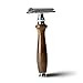 Artisan Form Wooden Single Blade Safety Razor, Double Edge for Close Shave, Rosewood