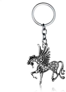 Skyeye Key Ring Chain Jaguar cheetah key ring Pendant Backpack Pendant Men's Car Key Chain Creative Gifts Silver