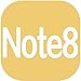 OCYCLONE Galaxy Note 8 Case, Glitter Luxury Cute Phone Case for Women Girls with Kickstand, Bling Diamond Rhinestone Bumper with Ring Stand Compatible with Galaxy Note 8 Case for Girl Women - Gold