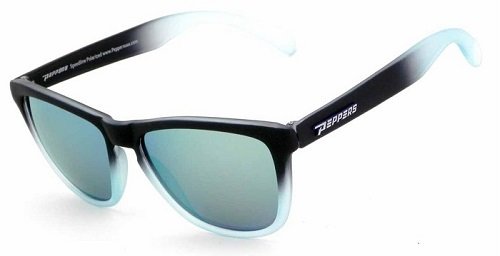 Pepper's Eyeware BREAKERS MP540-24 Black / Crystal Fade Polarized Sunglasses