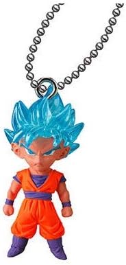 Amazon Com Dragon Ball Super Udm Best 28 Figure Swing Keychain Ssgss Goku 42mm Toys Games