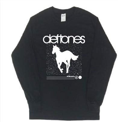 Amazon Co Jp ホワイト ポニー イラスト ロゴ プリント 長袖 ロングtシャツ Xlサイズ Git140 ホビー