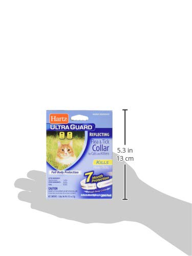 Hartz Ultra Guard Reflecting Flea & Tick Cat Collar, White 1 Each - Thumbnail 3