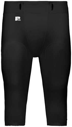 Russell Athletic Pantaloni da Calcio da Uomo, Nero, S