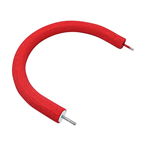 Bac-kitchen U Shape Bird Perch Stand Toy, Wood Parrot Stand Platform Colorful Sand Paw Grinding Stick Cage Accessories Exercise Toys for Cockatiel Conure Budgies Parakeet (Set 1)