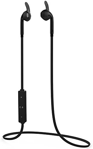 Rekidm Wireless Headphones V4.1 Wireless Sports Earphones Sweatproof HD Stereo Earbuds for Gym Running Noise Cancelling Headset(Black)