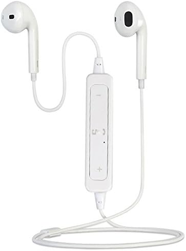 FAVOLCANO® Mini Lightweight Wireless Stereo Earphones V4.1 Bluetooth Earbuds Headphones Headsets with Microphone Compatible with iPhone 6 6 Plus 5S 5C 4S 4, iPad 2 3 4 iPad Mini iPad Air, iPod, Android, Samsung Galaxy S6 S6 Edge S5 S4 S3 Note 4 Note 3 Note 2, and other Smart Phones Bluetooth Devices - Perfectly Listen to Music in Office working and Answering/Making Calls Driving (White)