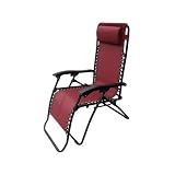 Zero Gravity Chair-Burgundy