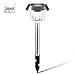LED Solar Lights Outdoor Landscape Pathway Lighting – Sun Powered Yard Lights for Garden, Ground Path, Walkway, & Driveway, 8 Pack