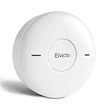 Elvicto Combination Photoelectric Smoke & Carbon Monoxide Detector 10 Year Battery Operated, Travel Portable Fire and Co Alarm for Home, Kitchen