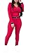 Womens 2 Piece Outfits Casual Sweatsuits Pants Set Long Sleeve Zipper Hoodie Sweatpants Jogger Set