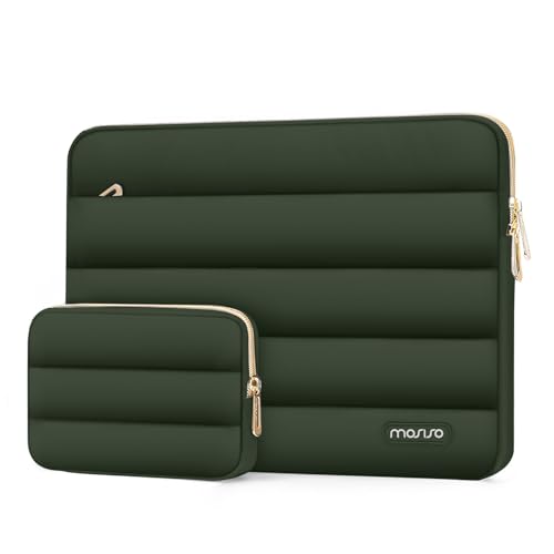 MOSISO Laptop Hülle Tasche 16 Zoll, 15,6-16 Zoll Puffy Laptoptasche