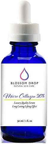Blossom Drop's Micro Collagen 20% Serum - Effective for Fine Lines and Under Eye Wrinkles - provides a strong defense of your delicate and beautiful Skin