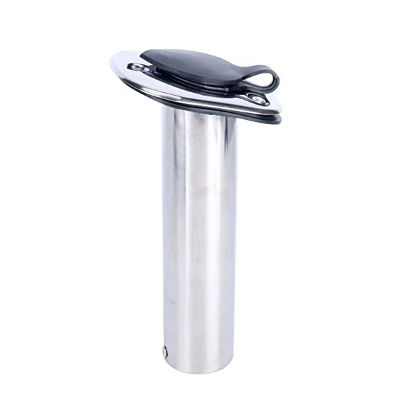 2x-Amarine-made-15-Degree-ROD-Holders-Stainless-Steel-Rubber-Cap-Liner-Gasket