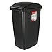 Rubbermaid Swing-Top Lid Recycling Bin for Home, Kitchen, and Bathroom, 12.5 Gallon, Gray primary
