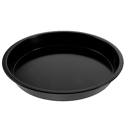 CONGARTENO Non Stick Carbon Steel Pizza Baking Pan Round Kitchen Pizza Tray and Easy to Clean Bakeware