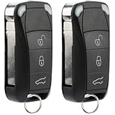 2 New Keyless Entry Remote Key Fob for Porsche (KR55WK45022) Flip Two