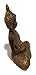 Thai Meditation Buddha Statue Small 4 Inch | Premium in Gift Box. Rustic Bronze-Look Buddha Statues for Meditation Gift