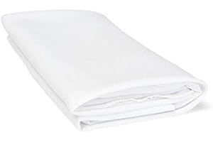 Cynken 1 Piece Speaker Grill Cloth Stereo Gille Fabric Speaker Radio Mesh Cloth 2M length x 1.7M width About 78" length x 66" width White