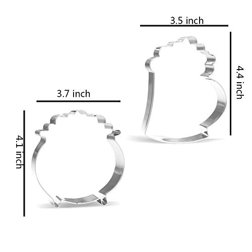 Large St. Patrick's Day Cookie Cutter set - 7 Piece - Stainless Steel - Thumbnail 3
