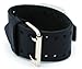 Nemesis BB516L Men's Square Blue Dial Wide Leather Cuff Band Watch