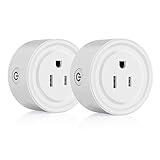 Mini Smart Socket,Bearham 2 Pack WIFI Smart Plug