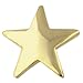 PinMart's Classic Shiny Gold Star Lapel Pin