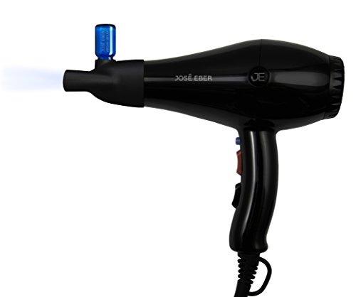 Original Jose Eber INFUSION Blow Dryer with Treatment Nozzle and 100ml Argan Serum, Black, 1875 Watts