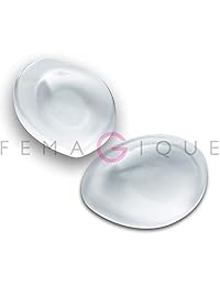 Insertos de silicona para brasier, almohadillas transparentes para flexiones, mejoradores del busto.