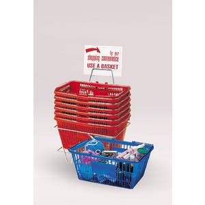 6 Red Hand Baskets