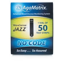 WaveSense Jazz - NO CODE -Blood Glucose test strips (x50)