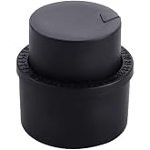 Fizz Keeper, Bottle Pump Caps, Bottle Stopper, Bottle Saver Stopper, Like A Wine Bottle Stopper, Drink Cap, Fizzy Sealer, Vacuum Soda Cap(Black)