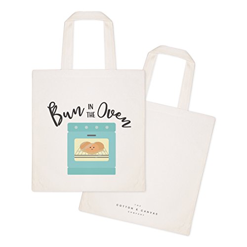 The Cotton & Canvas Co. Bun in the oven Reusable Grocery Bag and Farmers Market Tote Bag