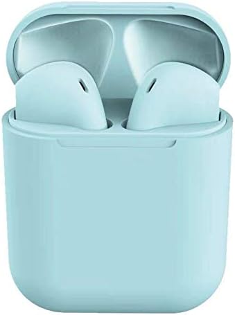 New Macaroon Colorful INPODS12 Fine Grinding Hi-Fi Stereo Window IPX4 Waterproof Motion Wireless Bluetooth Headset Touch (Blue)