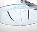 ANSAN 2016 New Design Portable Foldable Headwear UFO Hands Free Umbrella Hat Cap for Kids Boys Girls Adults Fishing (Transparent, L)