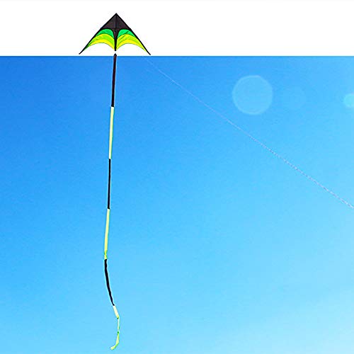 LeSharp Kite Tail Line, 10/15/30m Rainbow Color Blocking Long Kite Tail Line Outdoor Sports Accessory 4#