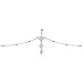 Crystalline Gem Sweetheart Belly Chain