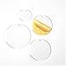 25 Acrylic Circle Clear Blank Discs with Hole 1/8