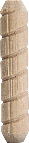 20 Piece .25" Dia. x 1.25" Spiral Groove Dowel Pin