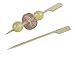 Premium 4 inch Natural Bamboo Paddle Picks Skewers (200, 4 Inches)
