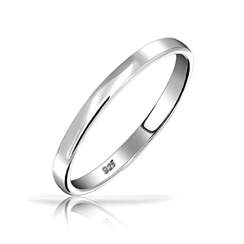 Minimalist Simple .925 Sterling Silver Couples