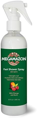 Megamazon Pet Care Fast Shower Dry Bath, 8 oz.