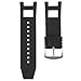 Adebena Black Rubber Watch Bands Replacement Silicone Straps with Stainless Steel Buckle for Invicta Subaqua Noma III