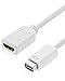 Fosmon Mini DVI Male to HDMI Female Video Adapter Cable AD-MDVI-HDMI - Nickel Plated